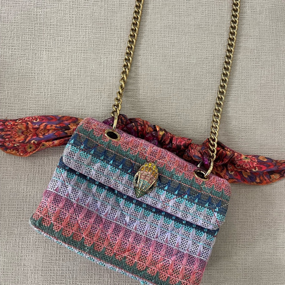 Kurt Geiger The Kensington Bag Multicolor Woven 2 -Handle Bag